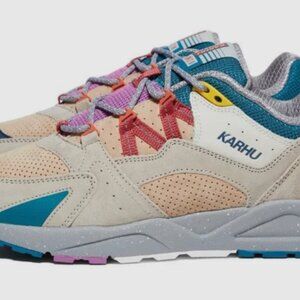 Karhu Fusion 2.0 MEN’S SIZE 10 Silver Lining/Mineral Red Sneakers Shoes